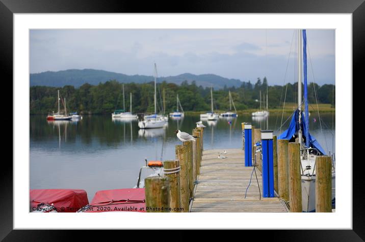 Ambleside Pier  Framed Mounted Print by Terry Hunt