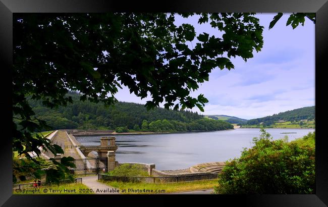 Ladybower Dam and Reservoir Framed Print by Terry Hunt