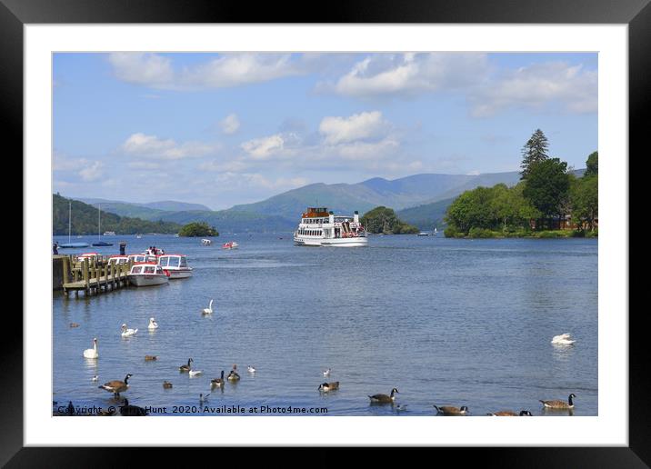 Bowness on lake Windermere Framed Mounted Print by Terry Hunt