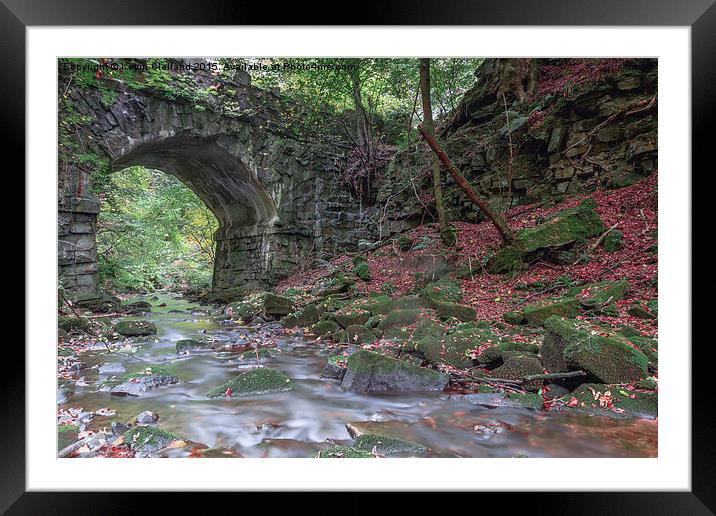  River under the bridge Framed Mounted Print by Kevin Clelland