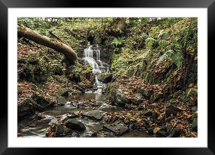  Waterfall at The Fairy Glen Framed Mounted Print by Kevin Clelland