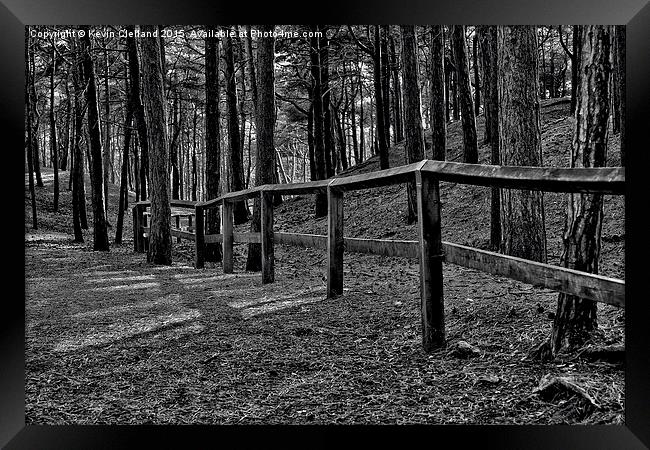  Formby Pines Framed Print by Kevin Clelland