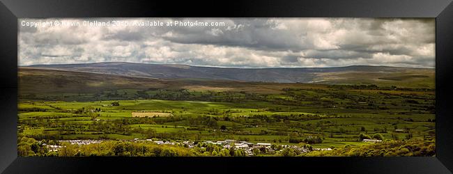  Ingleton View Framed Print by Kevin Clelland