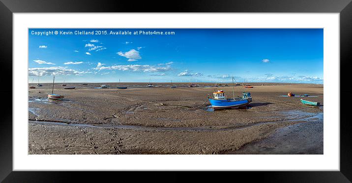  Low Tide at Meols Framed Mounted Print by Kevin Clelland
