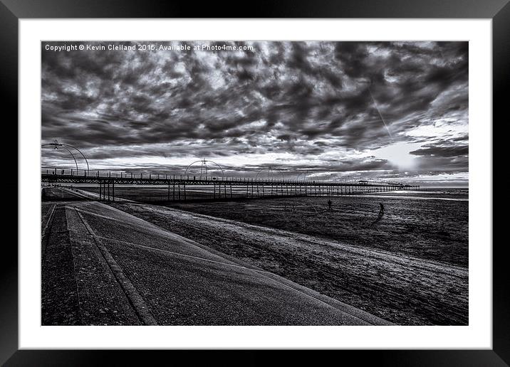  Southport Pier Framed Mounted Print by Kevin Clelland