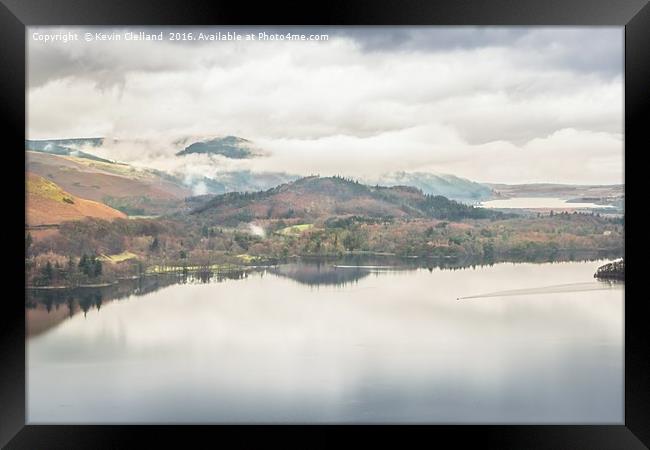 Derwent Water View Framed Print by Kevin Clelland