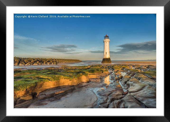 Fort Perch Rock Lighthouse Framed Mounted Print by Kevin Clelland