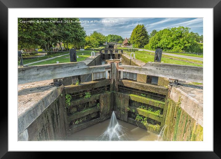 The Lock Framed Mounted Print by Kevin Clelland