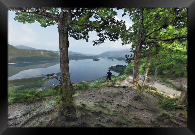 Surprise View Derwent Water Framed Print by Kevin Clelland