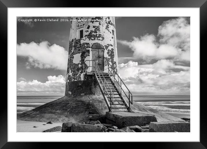 Talacre Lighthouse Framed Mounted Print by Kevin Clelland