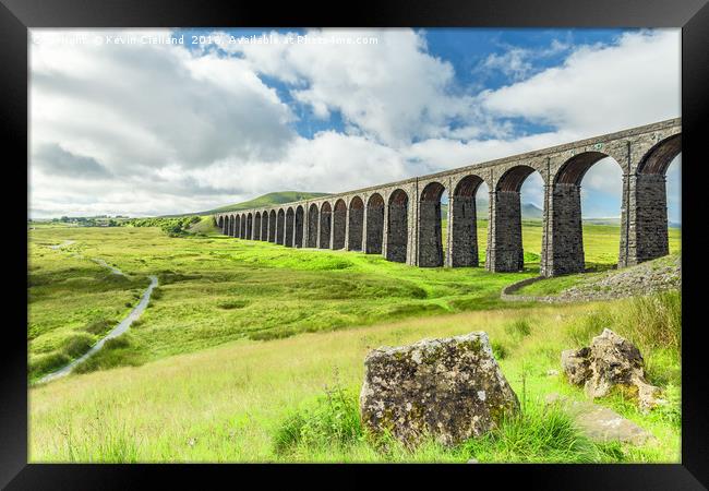 Ribblehead Viaduct Framed Print by Kevin Clelland