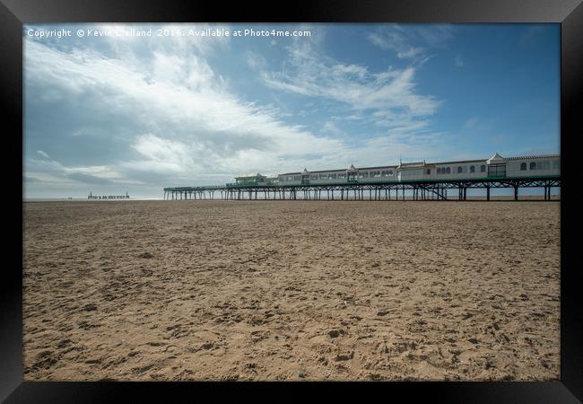 Pier at Lytham St.Annes Framed Print by Kevin Clelland