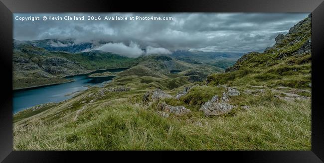 Snowdonia View Framed Print by Kevin Clelland