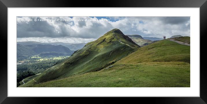 Catbells Framed Mounted Print by Kevin Clelland