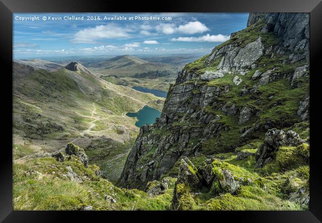 View from Snowdonia Framed Print by Kevin Clelland