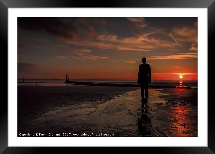 Crosby beach Framed Mounted Print by Kevin Clelland