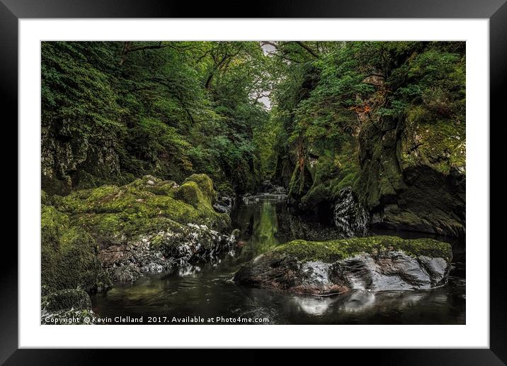 Fairy Glen Framed Mounted Print by Kevin Clelland