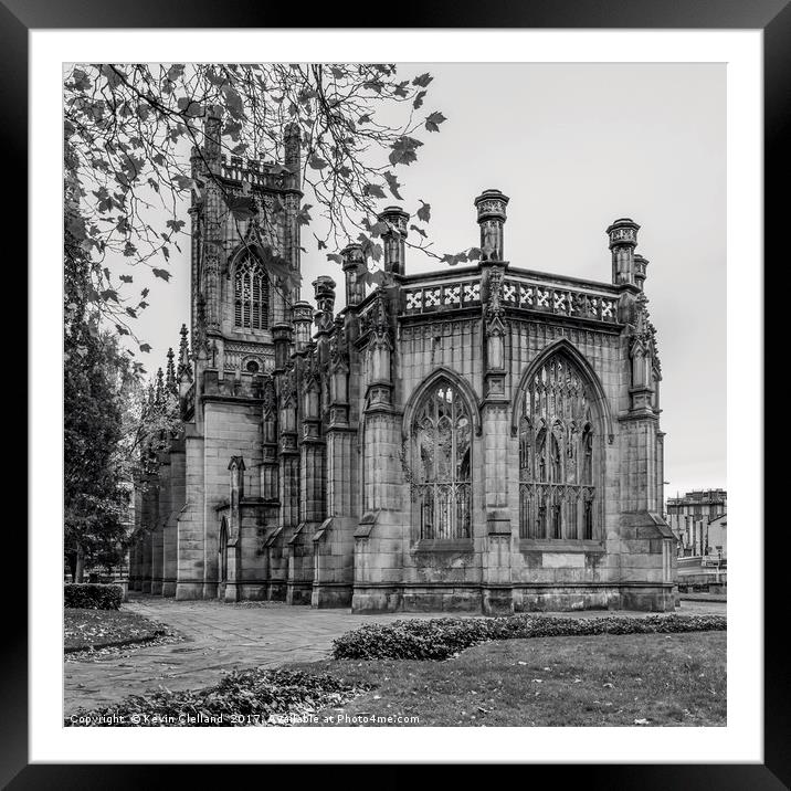 Saint Luke's Bombed out Church Liverpool Framed Mounted Print by Kevin Clelland
