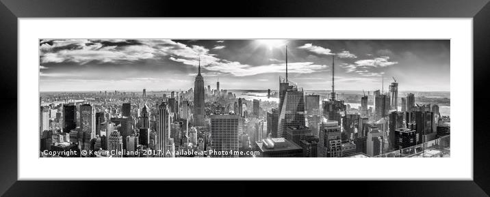 Empire State  Framed Mounted Print by Kevin Clelland