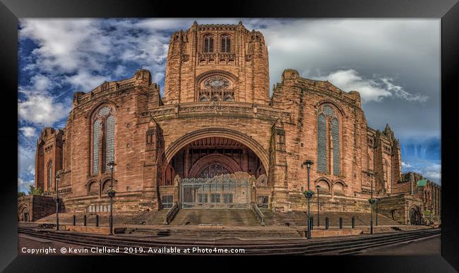 Liverpool Anglican Cathedral Framed Print by Kevin Clelland