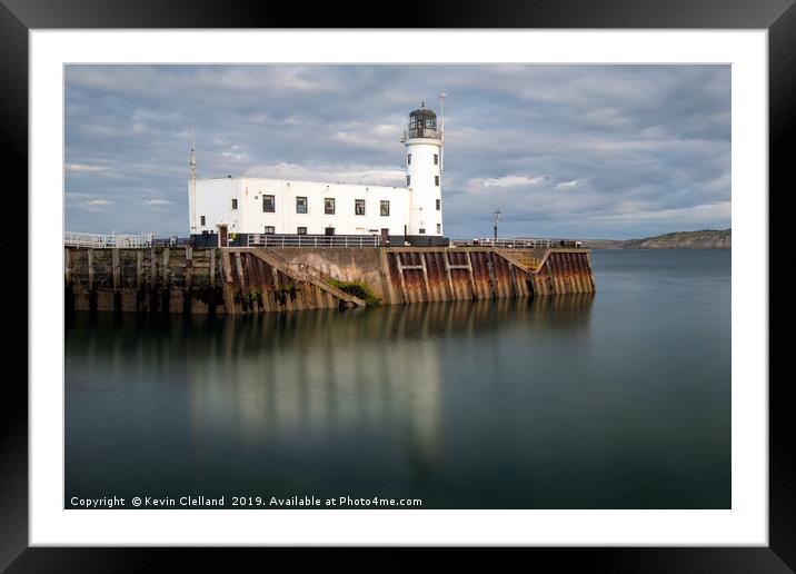 Scarborough Lighthouse Framed Mounted Print by Kevin Clelland