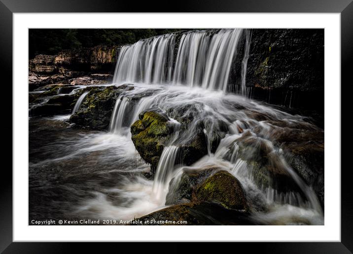 Aysgarth Falls Framed Mounted Print by Kevin Clelland