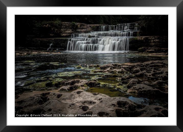 Aysgarth Falls Framed Mounted Print by Kevin Clelland