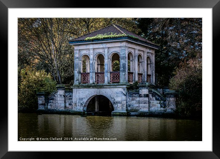 Band Stand Framed Mounted Print by Kevin Clelland