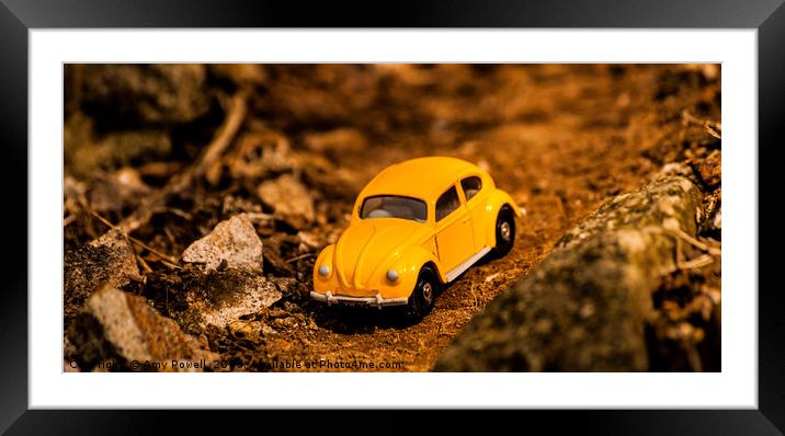 Love Bug by the Sea Framed Mounted Print by Amy Powell