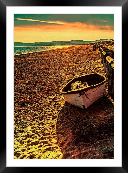  Pwllheli Beach Framed Mounted Print by Chris Evans