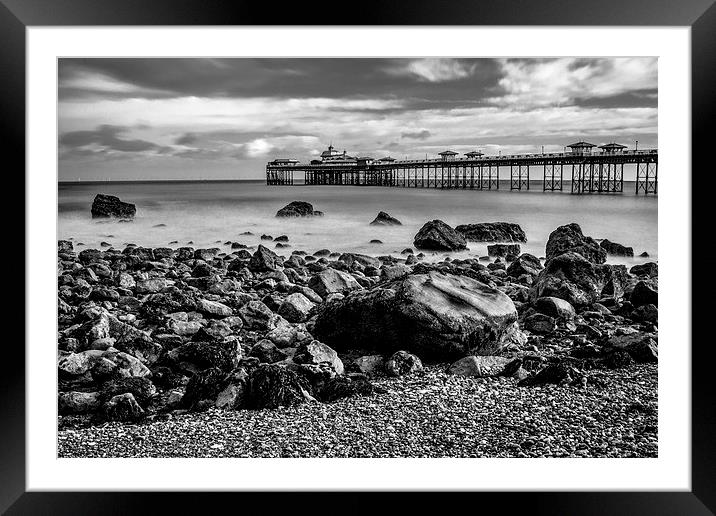  The Pier LLandudno  Framed Mounted Print by Chris Evans