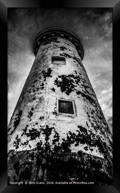 Talacre Lighthouse  Framed Print by Chris Evans