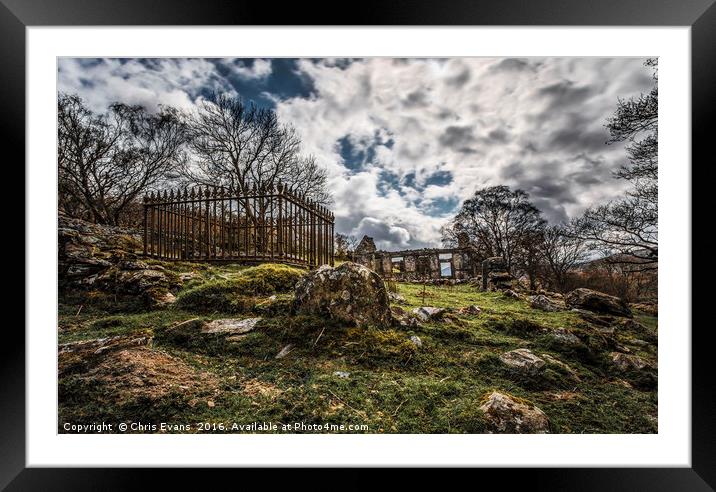 Abandoned Chapel  Framed Mounted Print by Chris Evans