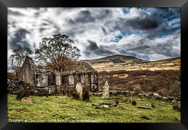 The abandoned Chapel  Framed Print by Chris Evans