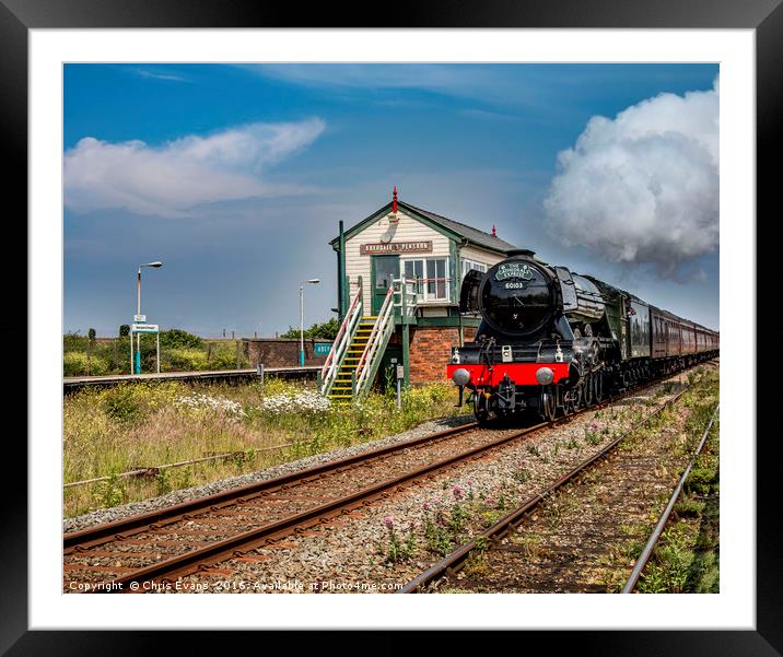 The Flying Scotsman Framed Mounted Print by Chris Evans