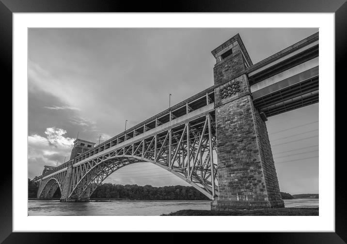Britannia Bridge  Framed Mounted Print by Chris Evans