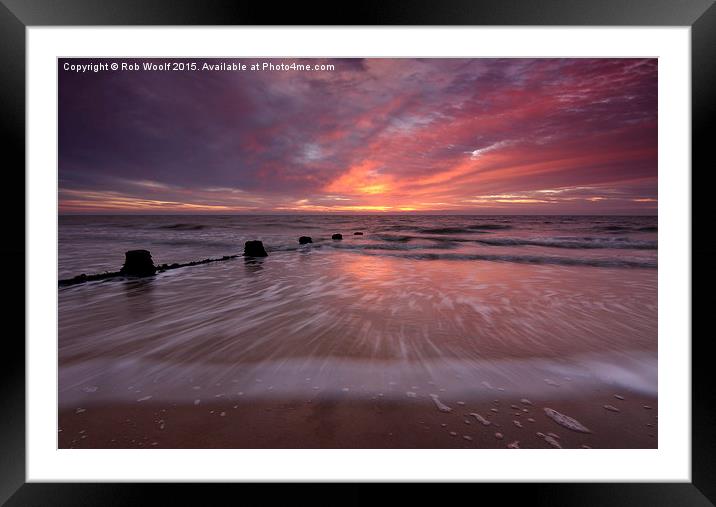  Frinton glory on Rememberance Sunday Framed Mounted Print by Rob Woolf