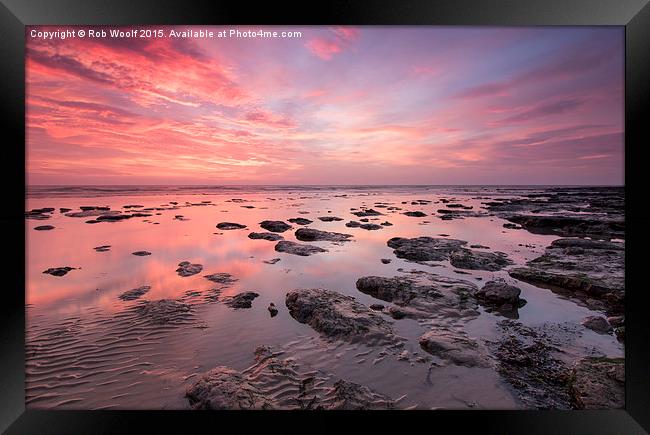  Colours of the Naze Framed Print by Rob Woolf
