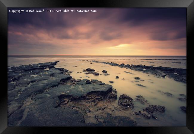 Colours of the Naze Framed Print by Rob Woolf