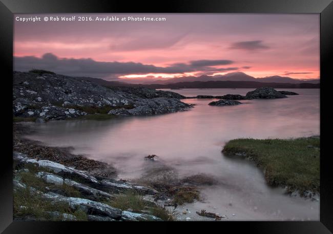 Arisaig Dreams Framed Print by Rob Woolf