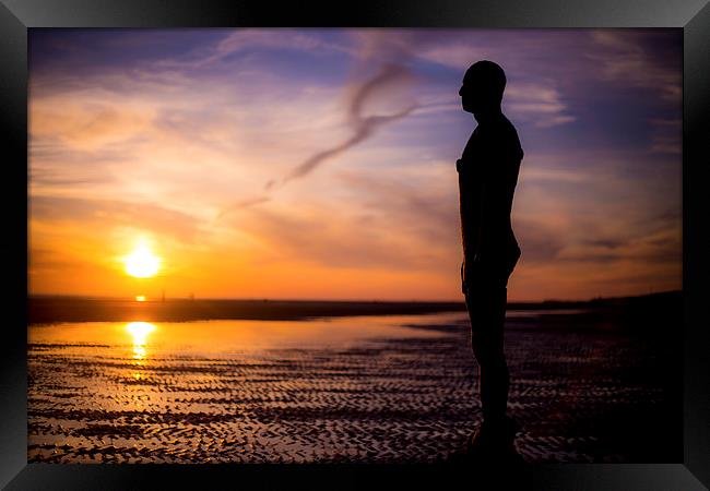 Antony Gormley, Another Place Framed Print by Thomas Ritson