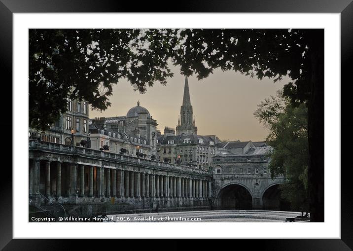 Bath, Somerset Framed Mounted Print by Wilhelmina Hayward