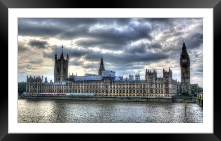 British Parliament Framed Mounted Print by HQ Photo