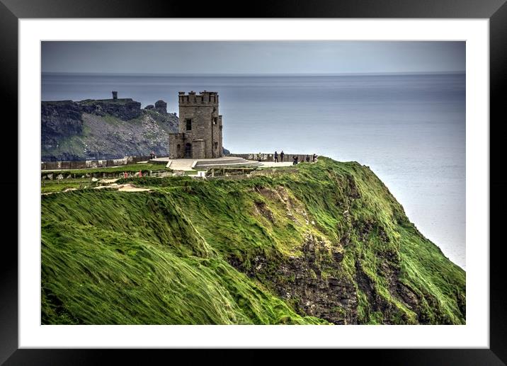 The tower on the cliff Framed Mounted Print by HQ Photo