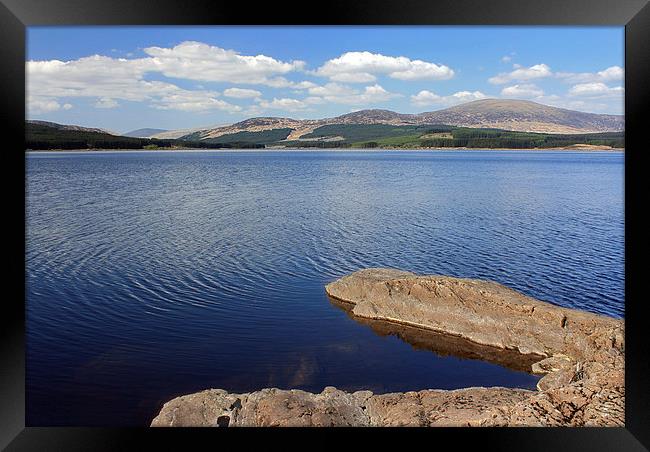  Chatteringshaws Loch  Framed Print by David Chennell