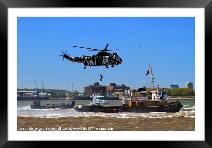 Royal Navy Special Forces Framed Mounted Print by David Chennell