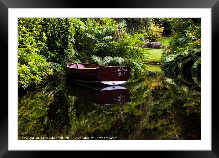 Helen's Boat Framed Mounted Print by David Chennell