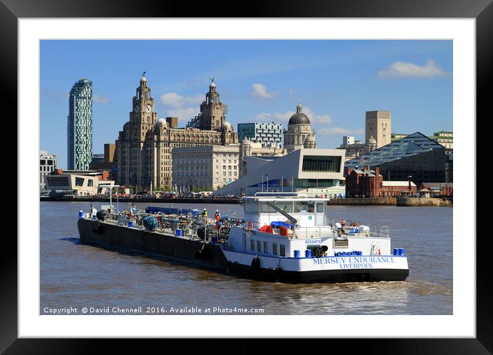 Mersey Endurance Framed Mounted Print by David Chennell