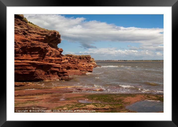 Hilbre Island High Tide Framed Mounted Print by David Chennell