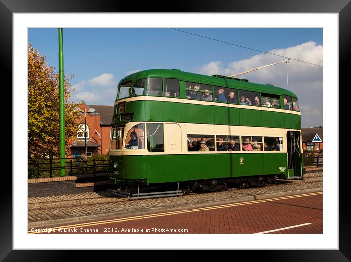 Liverpool Baby Grand Tram 245 Framed Mounted Print by David Chennell